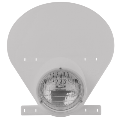 Preston Petty Headlight Number Plate Assembly White