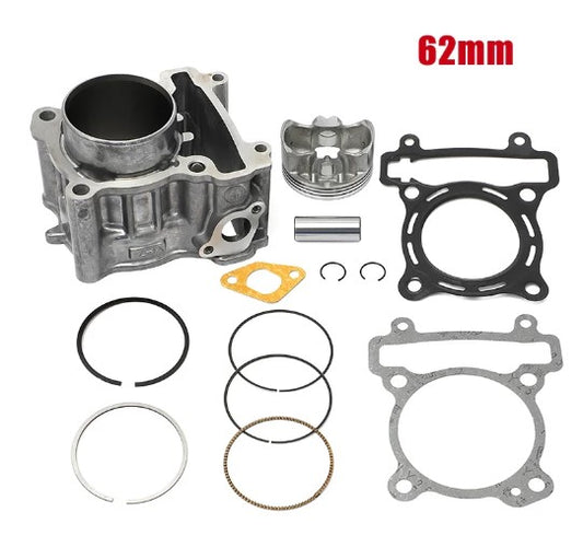 CYLINDER KIT 62mm BIG BORE BARREL SET 2008-2013 YAMAHA YZFR125 MODIFIED ENGINE PISTON KIT