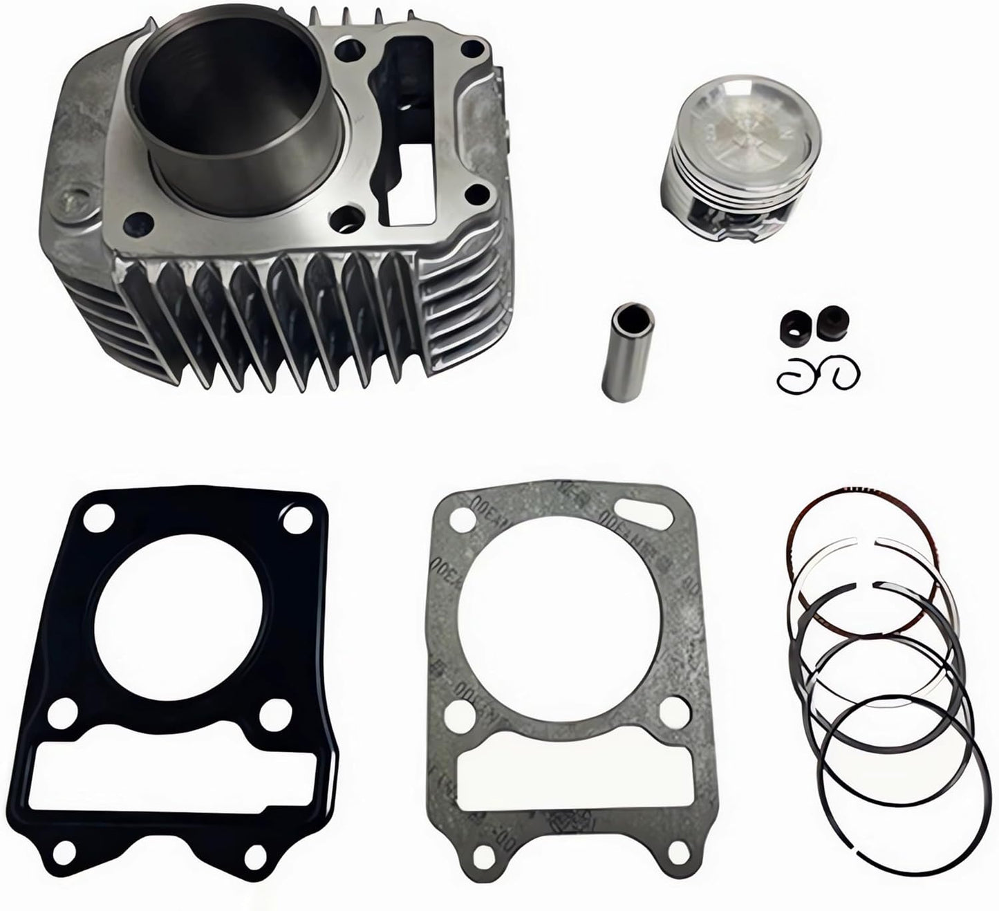 CYLINDER KIT 52.40mm SILVER PISTON RING GASKET TOP END REBUILD KIT 2014-2021 HONDA GROM MSX125