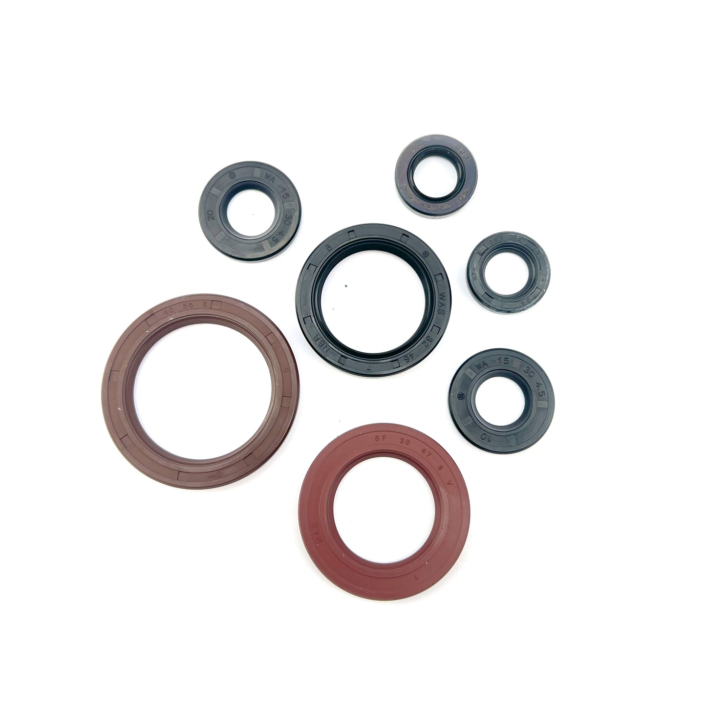 ENGINE OIL SEAL SET SX-F/FE/FC/EC/EX 250/350 16-22, ATHENA P400270400078 KTM/HUSKY/GAS