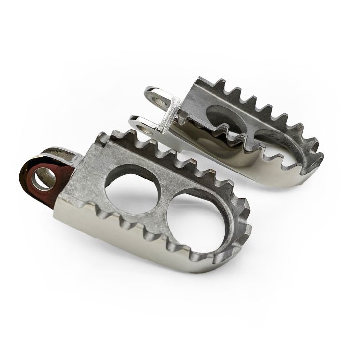 FOOT PEGS STAINLESS STEEL RM/X, SUZUKI RM125/250X, DRZ400,  60-203.DR