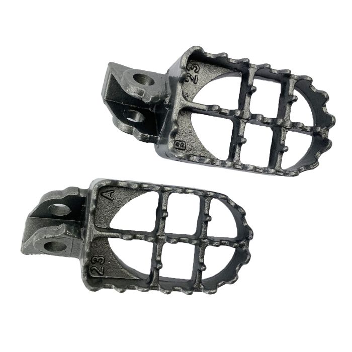 FOOT PEGS STEEL GREY KX65/85, KX100 RM65/100