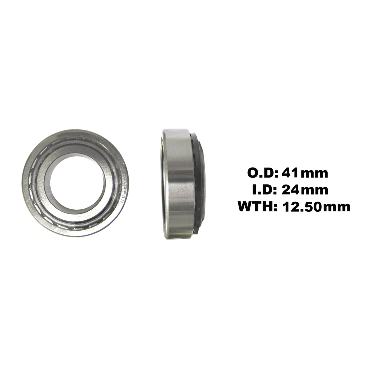 Tourmax Steering Taper Bearing 24 x 41 x 12.5
