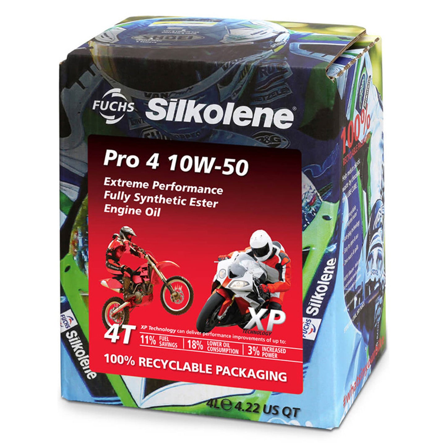 4LT PRO-4 XP 10/50wt SILKOLENE, SILKOLENE 602013682