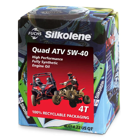 4LT QUAD ATV 5/40wt SILKOLENE CUBE, 601451904, 602013781