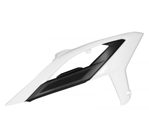 RADIATOR SCOOPS 2023-24 BETA WHITE/BLACK, RTECH R-CVBETBNNR23