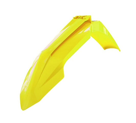 FRONT FENDER 2023 SX/SX-F KTM NEON YELLOW, RTECH R-PAKTMGF9923