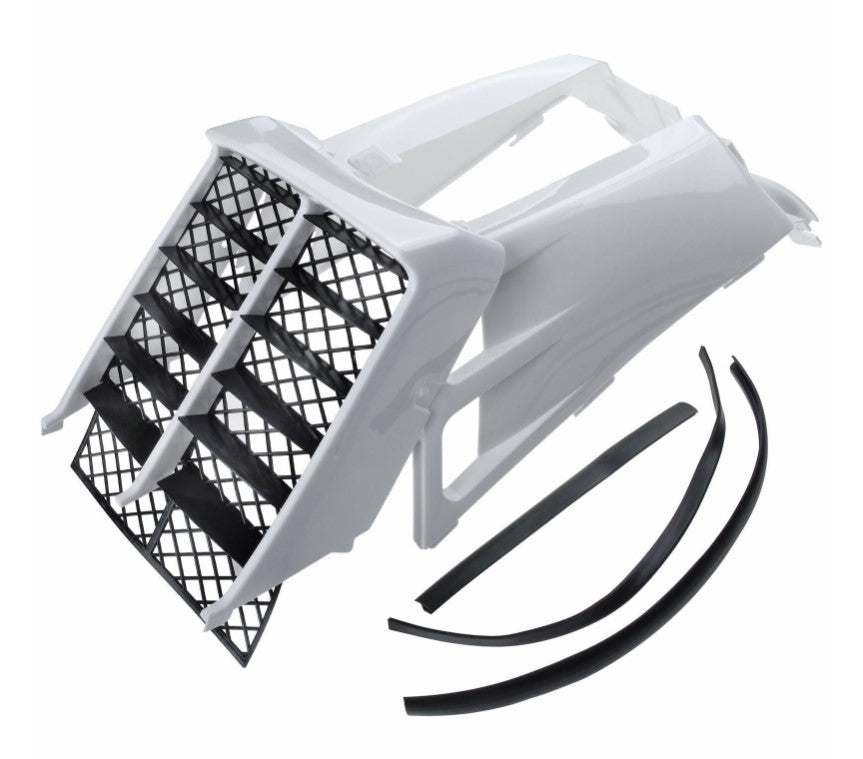 TANK SIDE COVERS & RADIATOR SHROUDS WHITE KIT YAMAHA BANSHEE YFZ350 1987-2006 2GU-21711-A0-00
