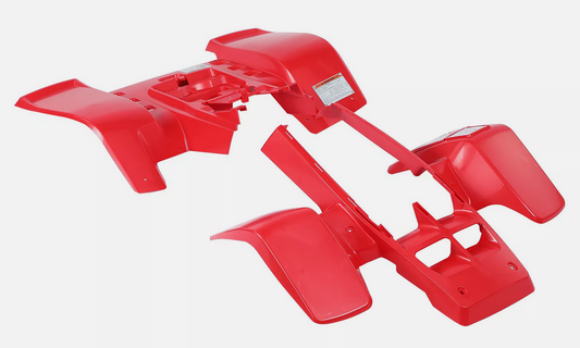 PLASTIC BODY SET RED YAMAHA BANSHEE YFZ 350 1987-2006 2GU-W2151-C1-00