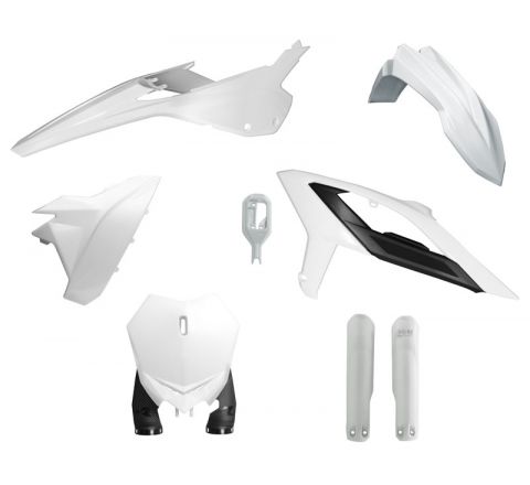 PLASTIC KIT/6 2023-24 BETA RX 300 WHITE, RTECH R-KITBET-BN0-624