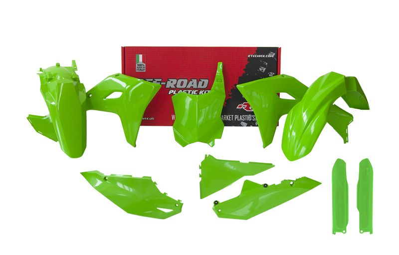 Kawasaki KXF KX-F 450 Plastic Kit / Body Set – Green – 2024