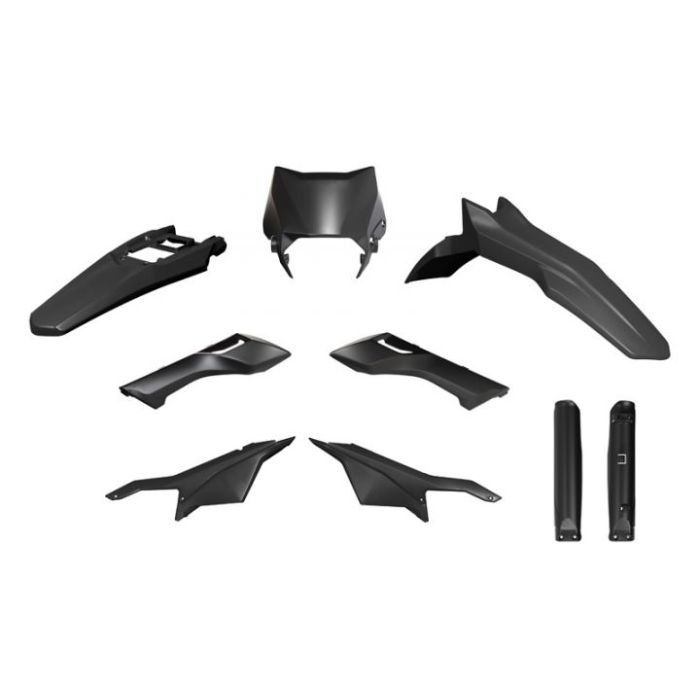 PLASTIC KIT 6PCS SURRON ULTRA BEE 23-24, BLACK, RTECH R-KITSUR-NR0-624