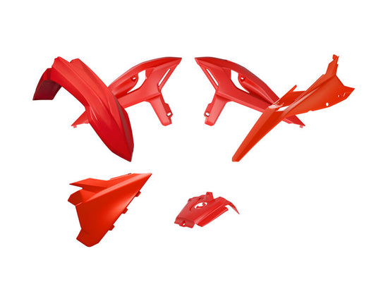 PLASTIC KIT BETA RR X-PRO RACE 2025-2026, R-TECH R-KITBET-OEM-025 5 PCS RED