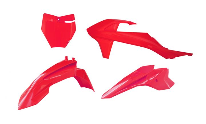 GAS GAS MC 50 MC-E Plastic Kit / Body Set – Red – 2023–2024