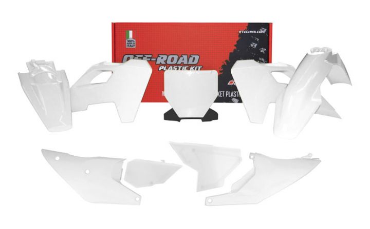 Husqvarna TC / FC / TX / FX Plastic Kit / Body Set – White – 2023–2024