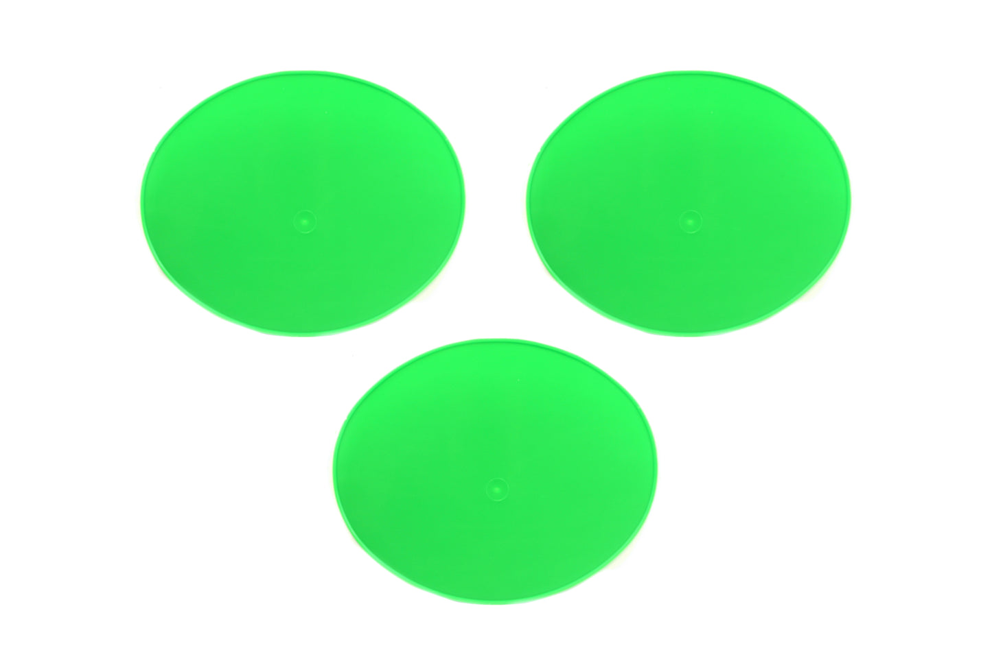CEMOTO OVAL PLATE GREEN PACK-3, C.2052, FM2052 GREEN