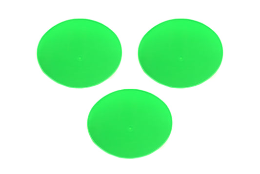 CEMOTO OVAL PLATE GREEN PACK-3, C.2052, FM2052 GREEN