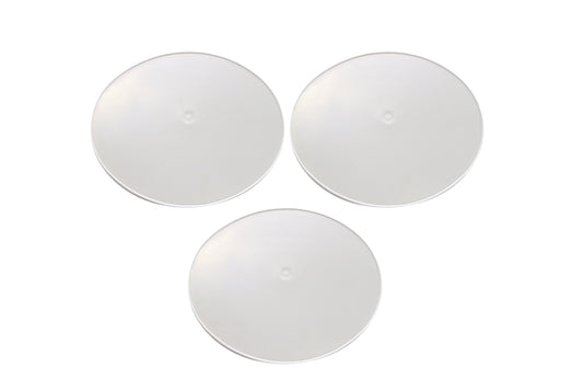 CEMOTO OVAL PLATE WHITE PACK-3, C.2052, FM2052 WHITE