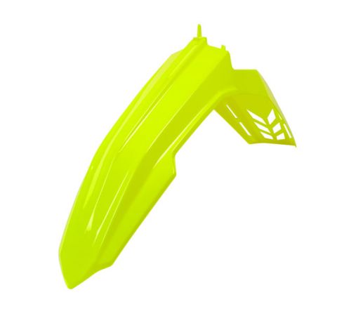 FRONT FENDER 18-24 RM-Z450, 2019-24 RM-Z250, NEON YELLOW RTECH R-PARMZGF9918
