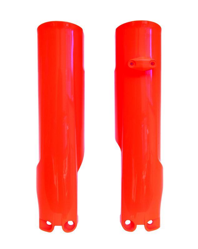 LOWER FORK GUARDS 2023-2024 KTM SX/SX-F, HUSKY FC/TC, NEON ORANGE, RTECH R-PSKTMAN0023