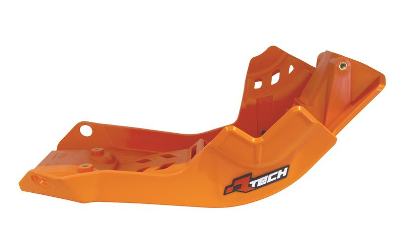 PLASTIC SKID PLATE KTM 125/150 2023-24, RTECH R-PMKTMAR0154, PLASTIC ENGINE COVER