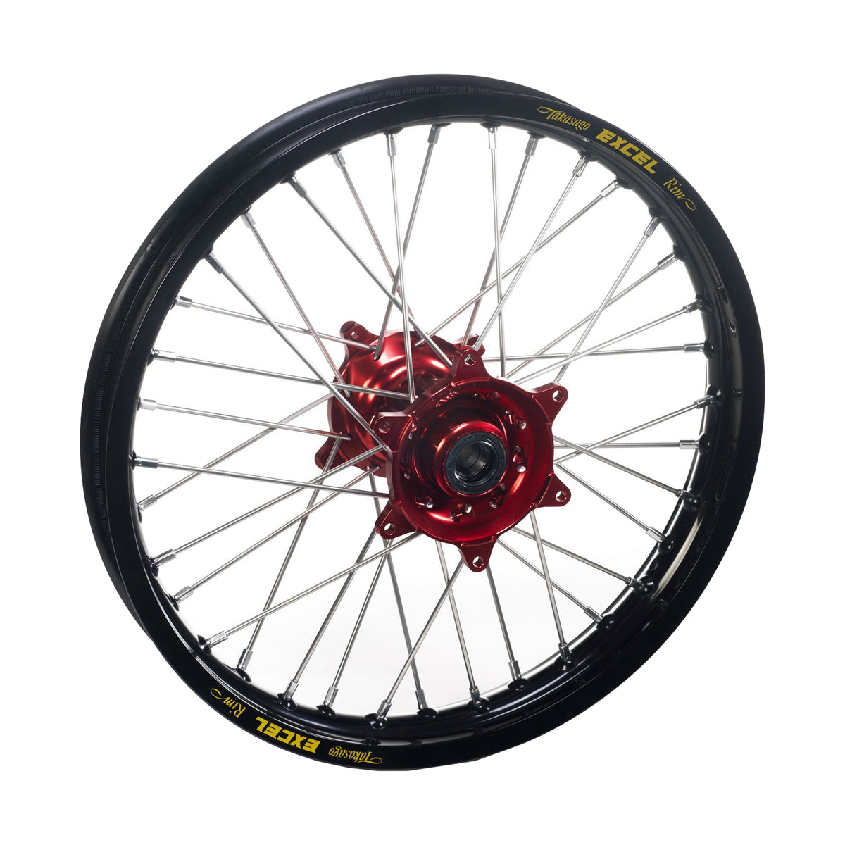 Haan Rear Wheel Black Rim/Red Hub (19 x 1.85) Honda CRF250 14-24
