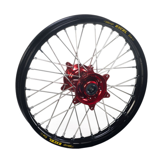 Haan Rear Wheel Black Rim/Red Hub (19 x 1.85) Honda CRF250 14-24