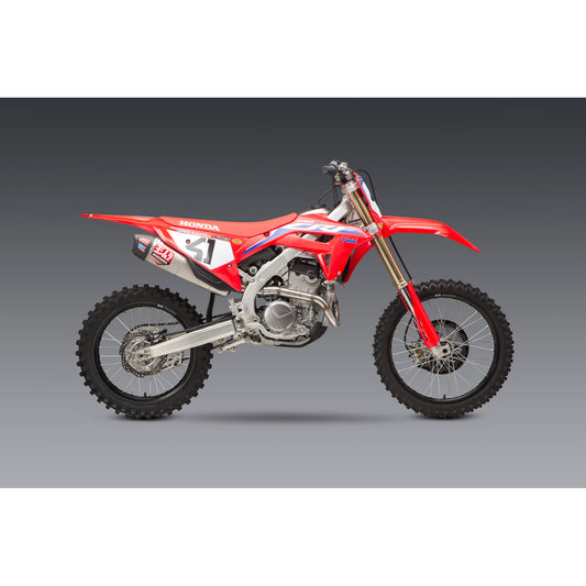 Yoshimura RS-12 Full Exhaust System (Stainless Steel/Stainless Steel/Carbon Cap) Honda CRF250R 22-23
