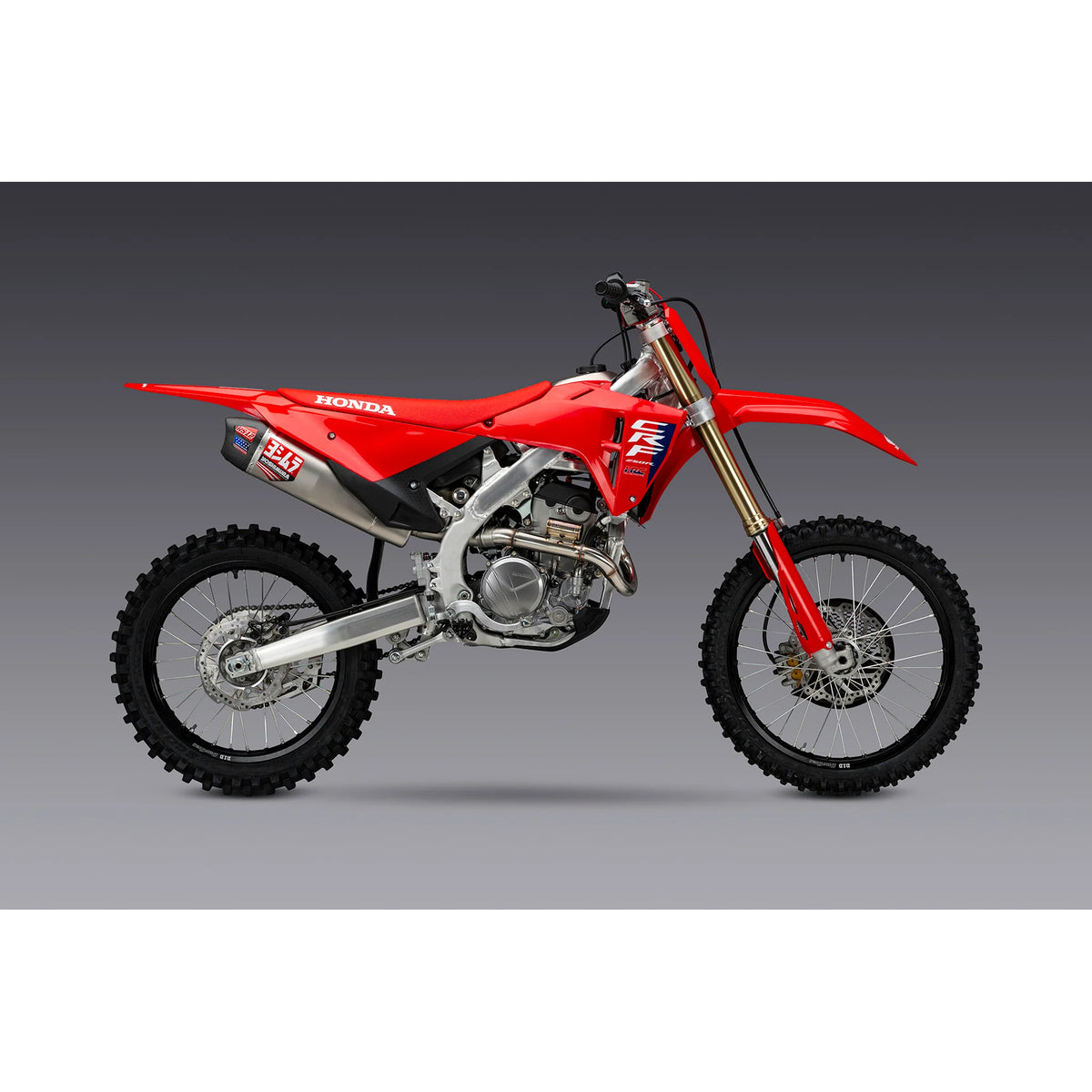 Yoshimura RS-12 Full Exhaust System (S. Steel/Carbon Cap) Honda CRF250R 2025-