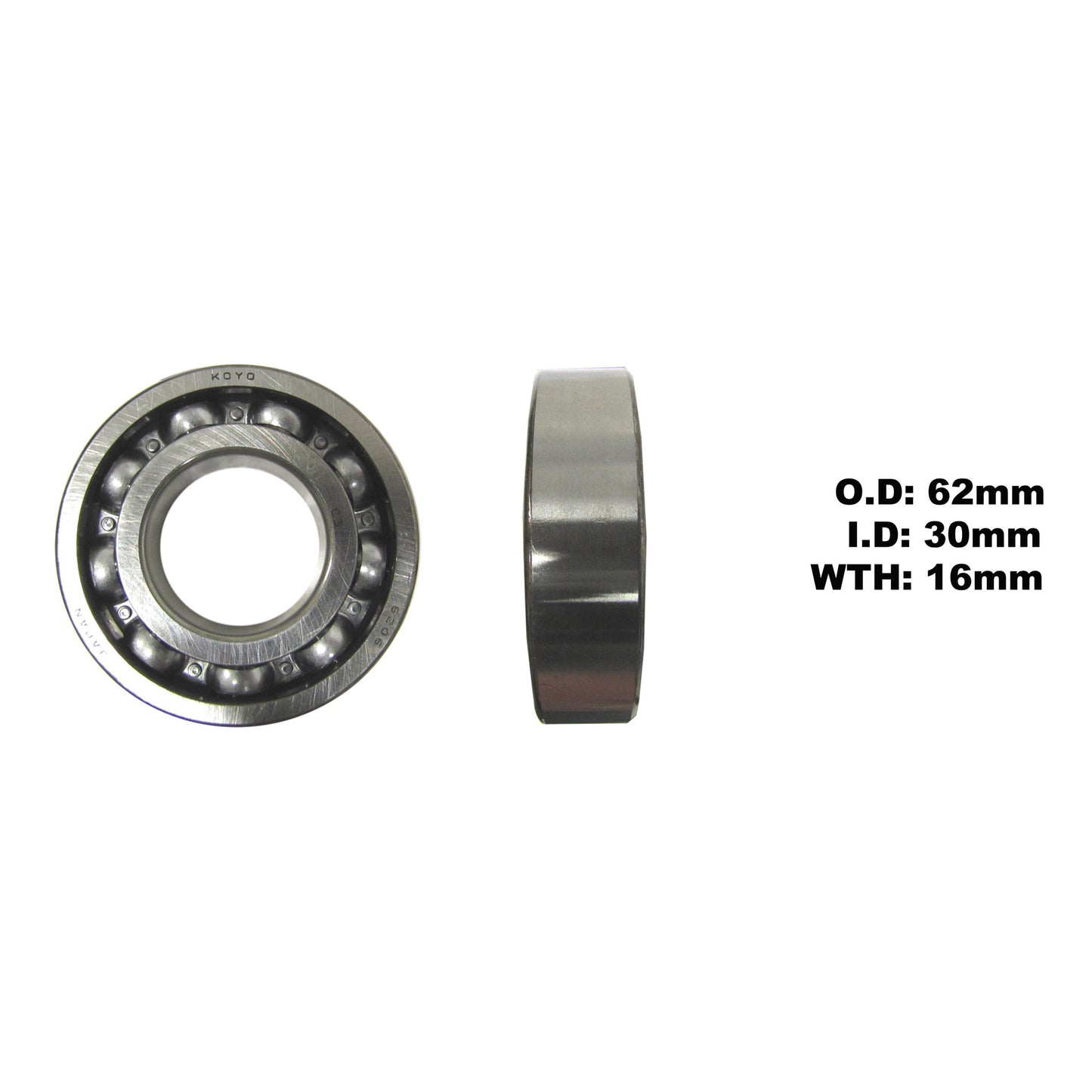Koyo by JTEKT Bearing 6206
