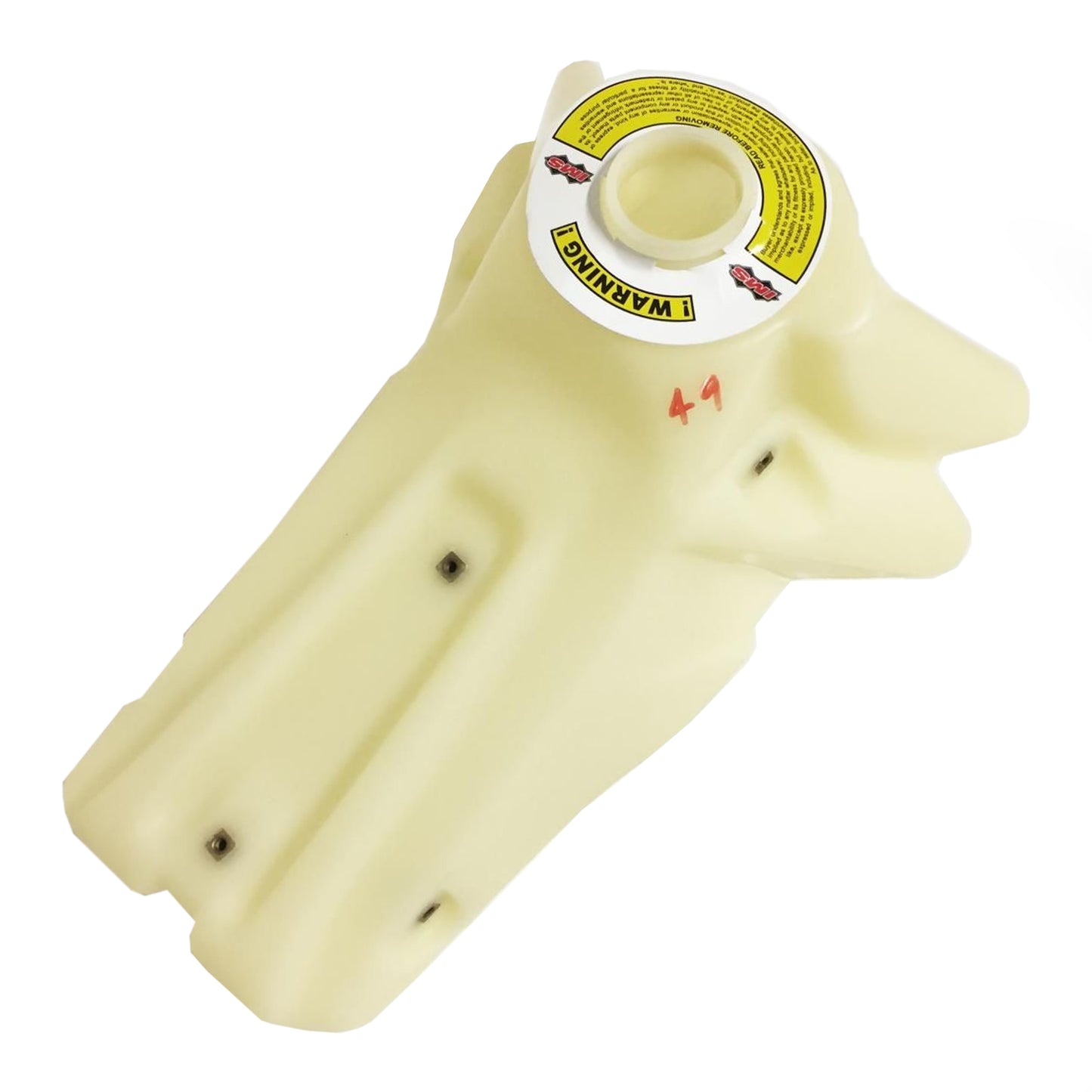 IMS Fuel Tank 2.6 gal Natural Screw Cap, Suzuki RMZ450 2008-2017, 115529-N2