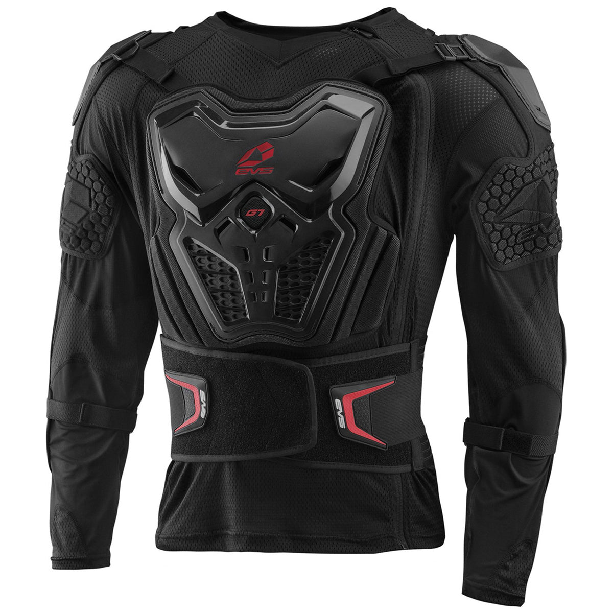 EVS G7 Ballistic Jersey Inc Belt (Black), Size Large