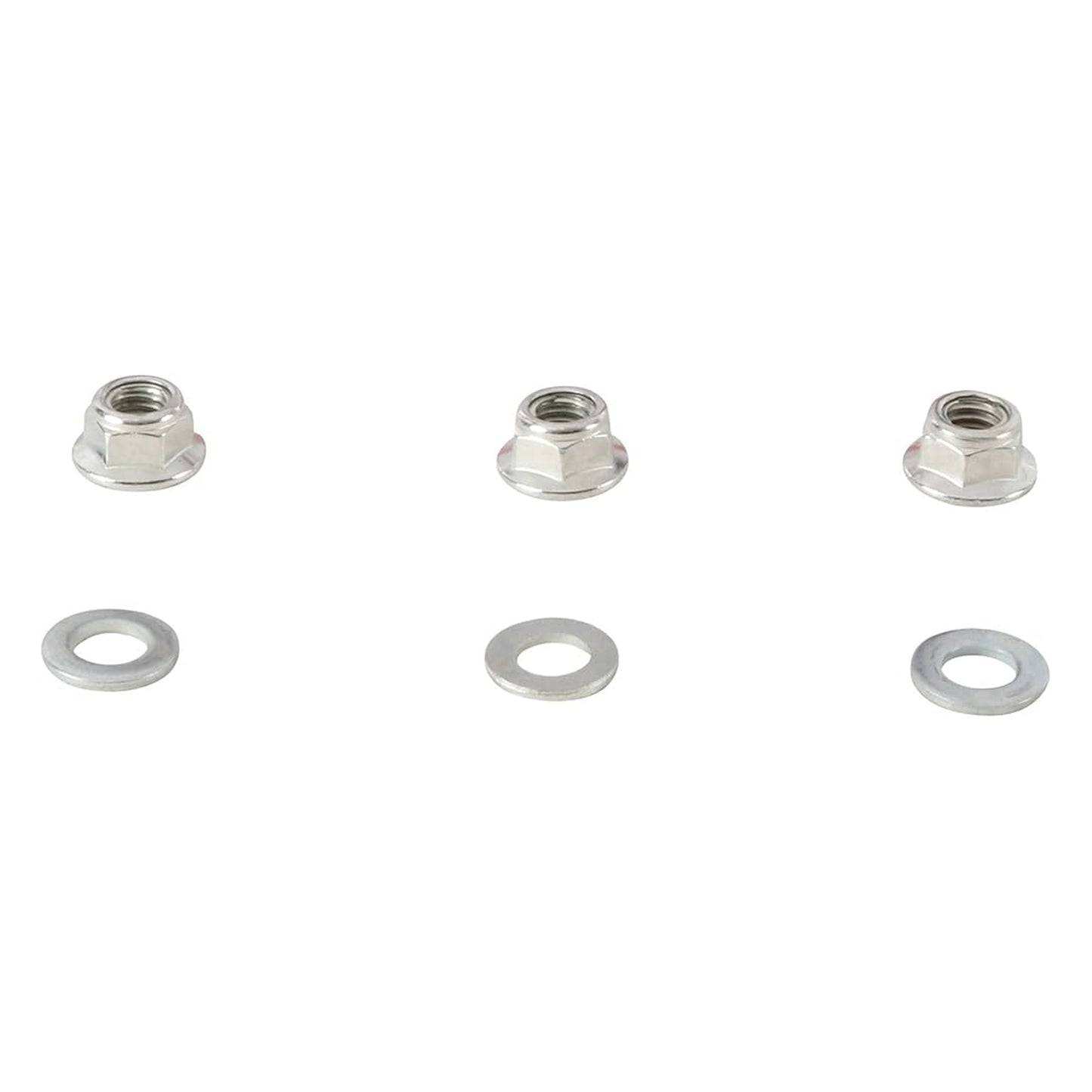 WHEEL NUTS & WASHERS SET-3, ALLBALLS 85-1218, 08319-3108A, Kawasaki KFX50 03-06, Suzuki LT-Z50 06-20, Wheel Nut Kit Rear Kawasaki KFX50 03-06, Suzuki LT-A50 02