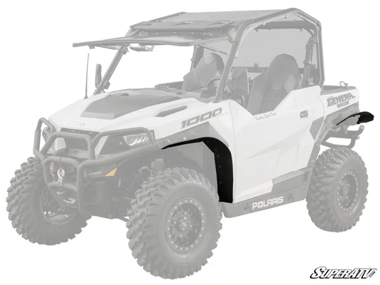 POLARIS GENERAL LOW PROFILE WHEEL ARCH FENDER FLARES MUD GUARDS, SUPER ATV FF-P-GEN1K-001