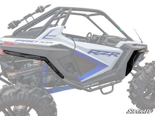 POLARIS PRO XP TURBO R HD WHEEL ARCH FENDER FLARES MUD GUARDS, SUPER ATV FF-P-PROXP