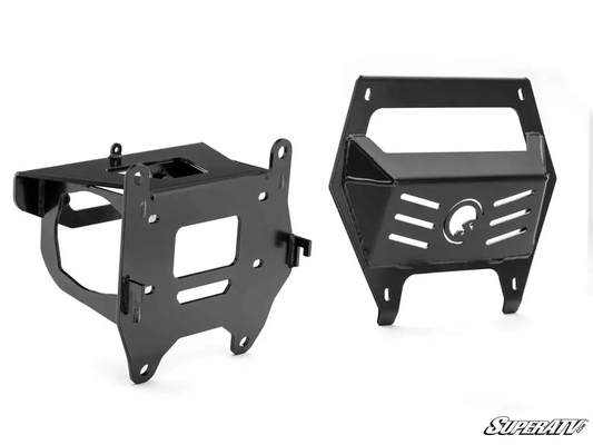 POLARIS RZR TURBO R/PRO R WINCH MOUNT PLATE, SUPERATV WM-P-PROR-01