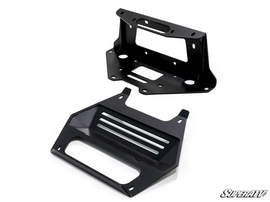 POLARIS RZR PRO XP WINCH MOUNT PLATE, SUPERATV WM-P-PROXP-00