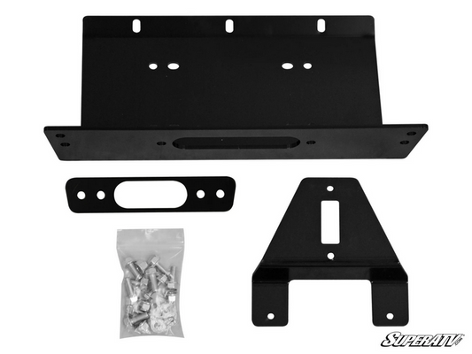 POLARIS RANGER XP WINCH MOUNT PLATE, SUPERATV WM-P-RAN-09XP-00