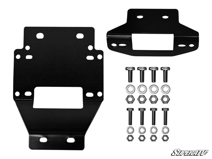 POLARIS RZR XP 900 WINCH MOUNT PLATE, SUPERATV WM-P-RZRXP-00