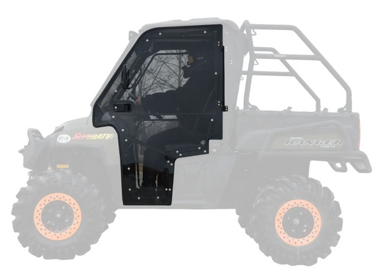 POLARIS RANGER CAB ENCLOSURE DOORS CLEAR, SUPER ATV DOOR-P-RAN-09XP-001-72