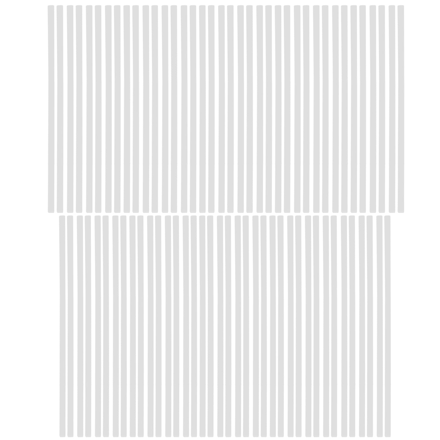 SPOKE SKIN SET 8.5" & 7.5" WHT, SS-101, 76 PCS, WHITE