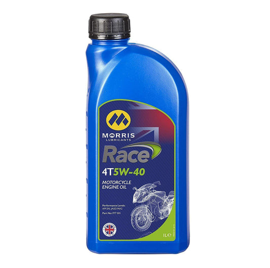 1LT RACE 4T 5W-40 MORRIS, MORRIS FFT001 5W-40, BOX = 12