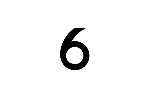 NUMBER PLATE DIGITS 6 EACH