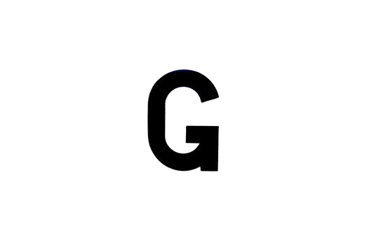 NUMBER PLATE DIGITS G EACH
