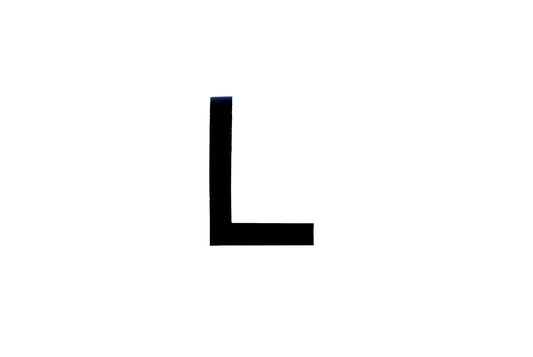 NUMBER PLATE DIGITS L EACH