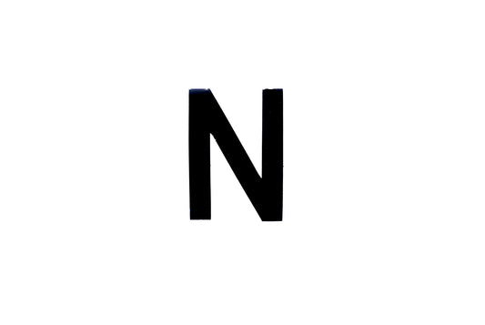 NUMBER PLATE DIGITS N EACH
