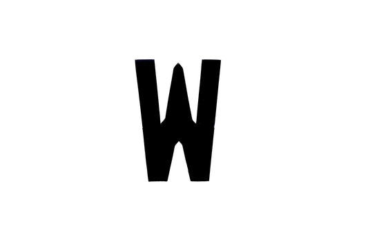 NUMBER PLATE DIGITS BIG W EACH
