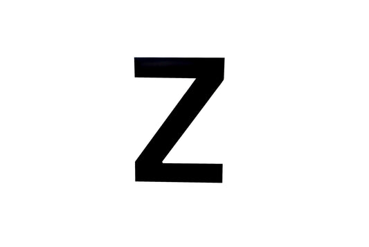 NUMBER PLATE DIGITS BIG Z EACH