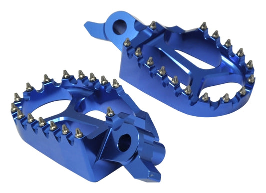 FOOT PEGS ALUMINIUM BLUE YZF/WRF YAMAHA