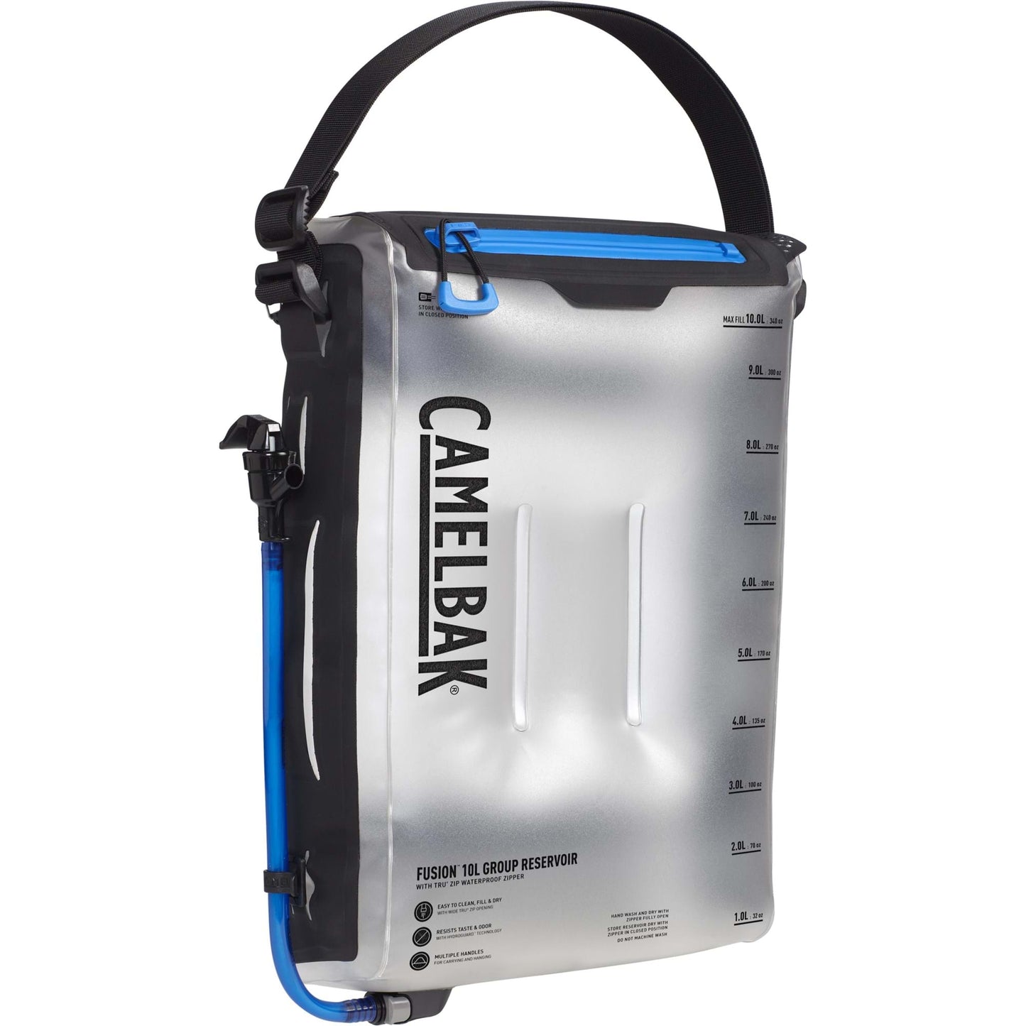 CAMELBAK FUSION 10L GROUP RESERVOIR WITH TRU ZIP WATERPROOF ZIPPER 2022: CLEAR CBFUSION10